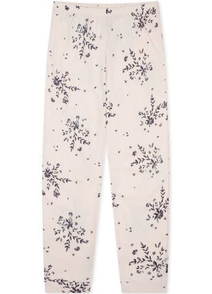 Schiesser pyjama long Uncover bluegrey dames