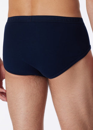 Schiesser slip 2 pack original classics 1-1 rib sports briefs navy men