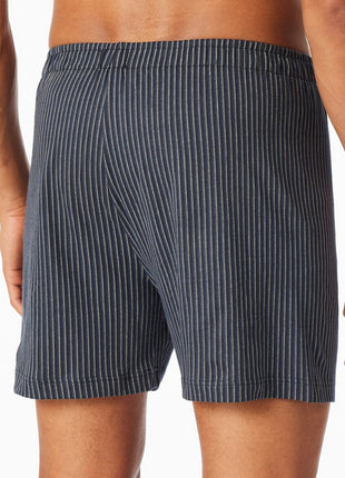Schiesser boxershort 2 pack organic cotton blauw heren