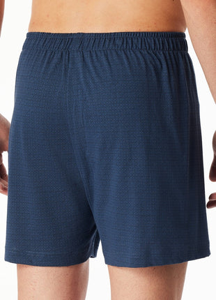 Schiesser Boxer Shorts 2 Pack Organic Cotton Dark Blue Men