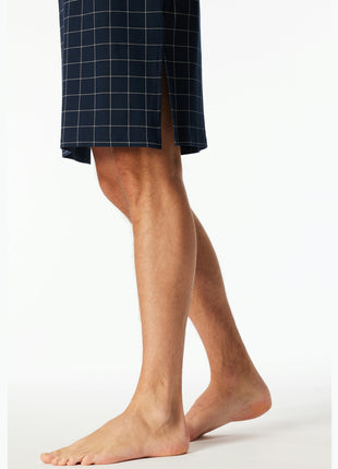 Schiesser nachthemd fine interlock nightblue heren