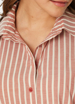 Schiesser pyjama korte broek selected premium terracotta dames 183601-532 Schiesser pyjama pantalon court selected premium terracotta femmes