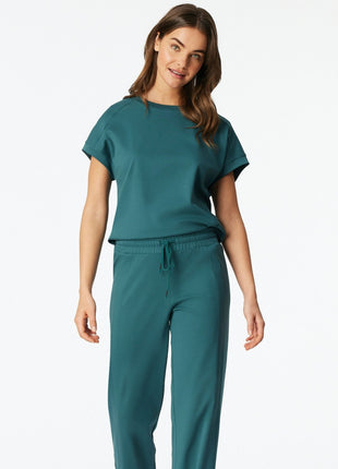 Schiesser pyjamabroek mix + relax green dames 182590-700 Schiesser pantalon de pyjama mix + relax green femmes