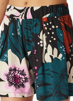 Schiesser pyjamashort mix + relax black dames 183079-913 Schiesser short de pyjama mix + relax black femmes