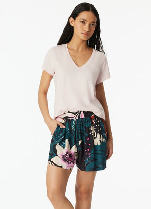 Schiesser pyjamashort mix + relax black dames 183079-913 Schiesser short de pyjama mix + relax black femmes