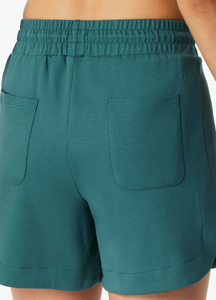 Schiesser pyjamashort mix + relax green dames 182589-700 Schiesser short de pyjama mix + relax green femmes