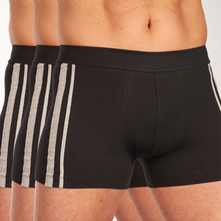 Schiesser short 3 pack 95/5 organic cotton boxer briefs black heren 173816-000 Schiesser boxer lot de 3 95/5 organic cotton boxer briefs black hommes
