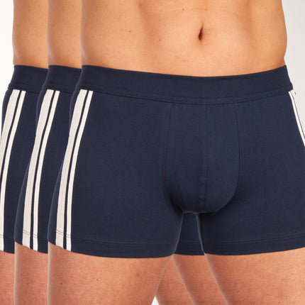 Schiesser short 3 pack 95/5 organic cotton boxer briefs dark blue heren 173816-803 Schiesser boxer lot de 3 95/5 organic cotton boxer briefs dark blue hommes
