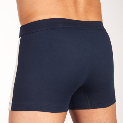 Schiesser short 3 pack 95/5 organic cotton boxer briefs dark blue heren 173816-803 Schiesser boxer lot de 3 95/5 organic cotton boxer briefs dark blue hommes
