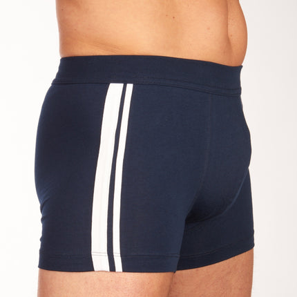 Schiesser short 3 pack 95/5 organic cotton boxer briefs dark blue heren 173816-803 Schiesser boxer lot de 3 95/5 organic cotton boxer briefs dark blue hommes
