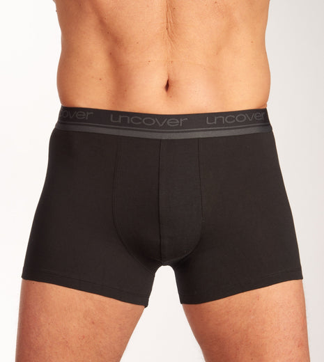 Schiesser short 3 pack uncover boxer briefs black heren 173905-000 Schiesser boxer lot de 3 uncover boxer briefs black hommes
