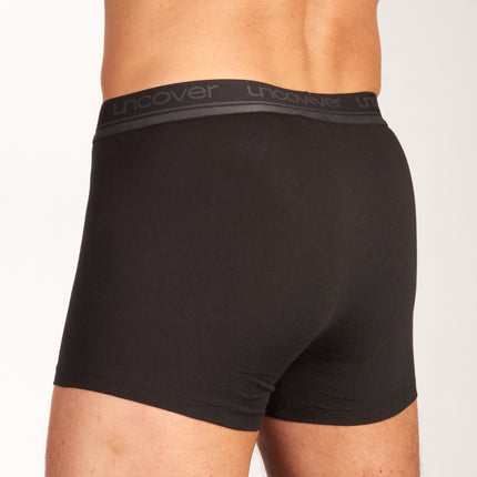 Schiesser short 3 pack uncover boxer briefs black heren 173905-000 Schiesser boxer lot de 3 uncover boxer briefs black hommes
