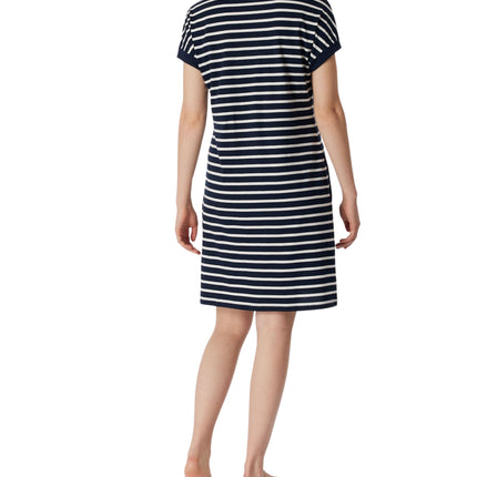 Schiesser slaapkleedje casual essentials midnight blue dames 181251-804 Schiesser robe de nuit casual essentials midnight blue femmes
