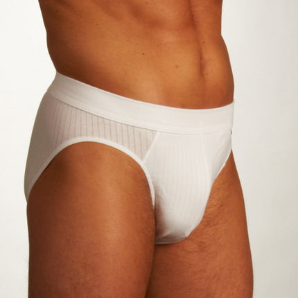 Schiesser slip 2 pack authentic 4-1 rib rio briefs white heren 105984-100 Schiesser slip lot de 2 authentic 4-1 rib rio briefs white hommes
