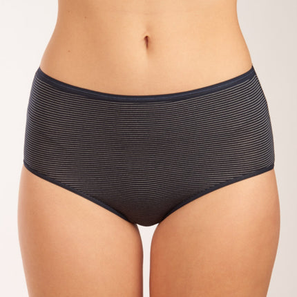 Schiesser slip 2 pack modal essentials midi panties midnight blue dames 162893-804 Schiesser slip lot de 2 modal essentials midi panties midnight blue femmes
