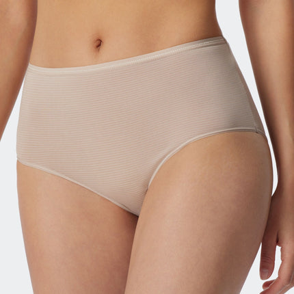 Schiesser slip 2 pack modal essentials midi panties sand dames 162893-410 Schiesser slip lot de 2 modal essentials midi panties sand femmes