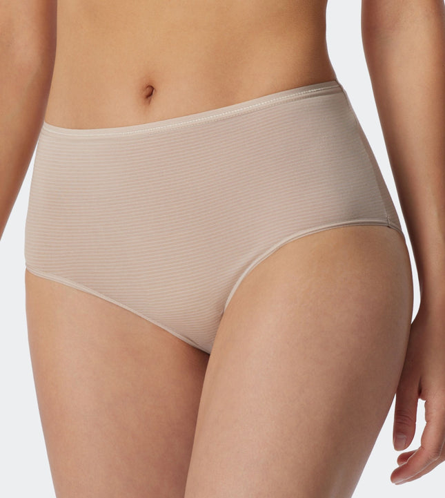 Schiesser slip 2 pack modal essentials midi panties sand dames 162893-410 Schiesser slip lot de 2 modal essentials midi panties sand femmes