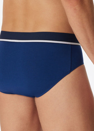 Schiesser slip 3 pack 95/5 organic cotton rio briefs blue / dark blue / black heren 179571-908 Schiesser slip lot de 3 95/5 organic cotton rio briefs blue / dark blue / black hommes