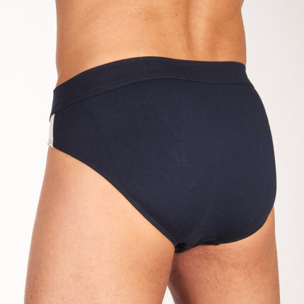 Schiesser slip 3 pack 95/5 organic cotton rio briefs dark blue heren 173815-803 Schiesser slip lot de 3 95/5 organic cotton rio briefs dark blue hommes
