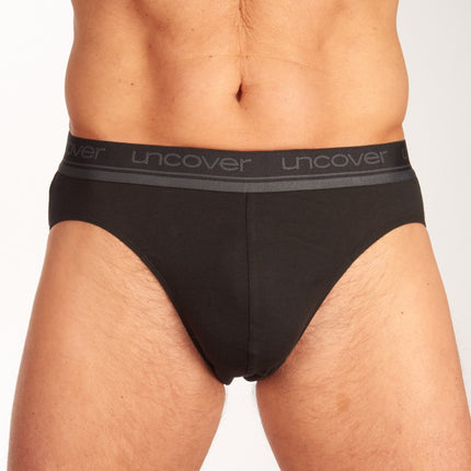 Schiesser slip 3 pack uncover rio briefs black heren 173903-000 Schiesser slip lot de 3 uncover rio briefs black hommes
