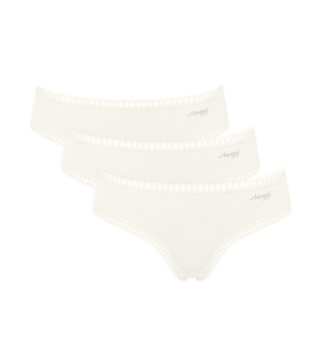 Sloggi hipster Go Crush silk white dames