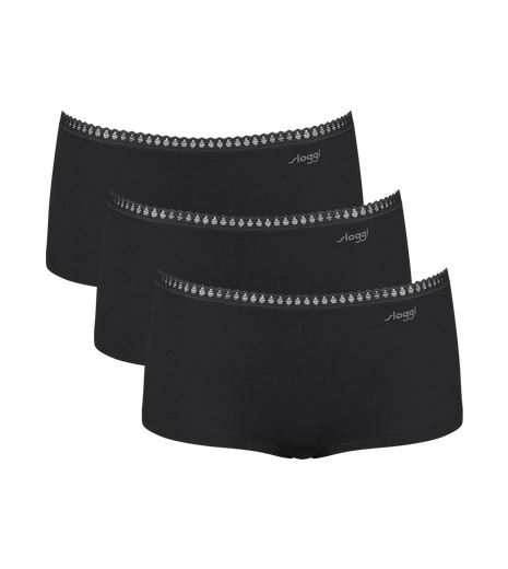 Sloggi short Go Crush short black dames