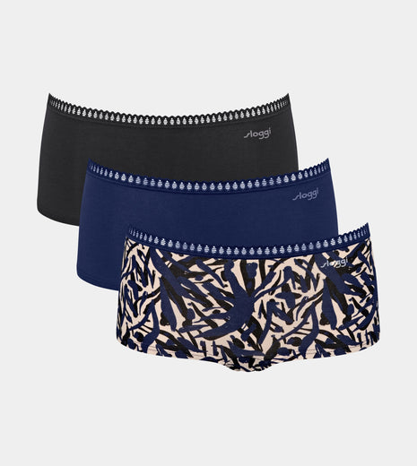 Sloggi short Go Crush short blue dames