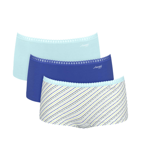 Sloggi short Go Crush short blue light dames