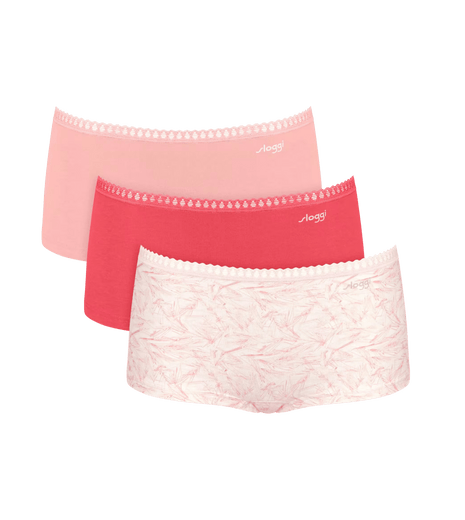 Sloggi short Go Crush short red dames