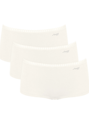 Sloggi short Go Crush short silk white dames