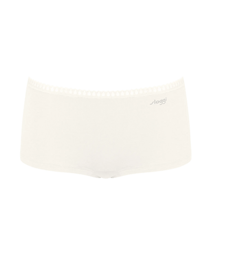 Sloggi short Go Crush short silk white dames