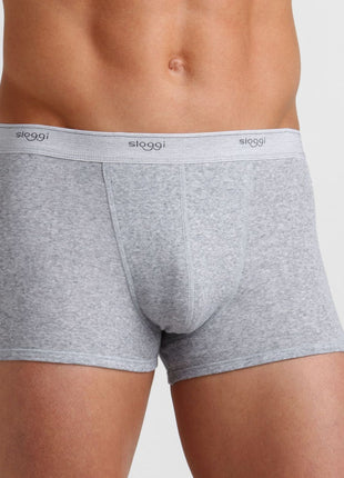 Sloggi short basic grey heren 10004753-0034 Sloggi boxer basic grey hommes