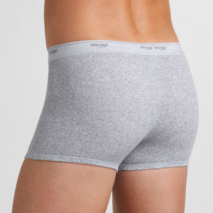 Sloggi short basic grey heren 10004753-0034 Sloggi boxer basic grey hommes