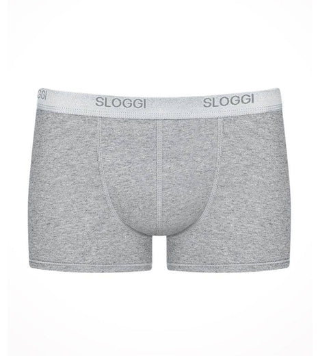 Sloggi short basic grey heren 10004753-0034 Sloggi boxer basic grey hommes
