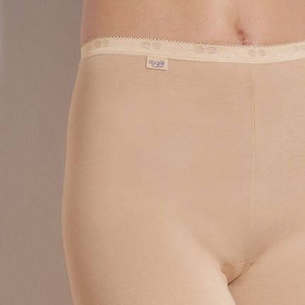Sloggi short basic+ long skin dames 10007643-0026 Sloggi shorty basic+ long skin femmes