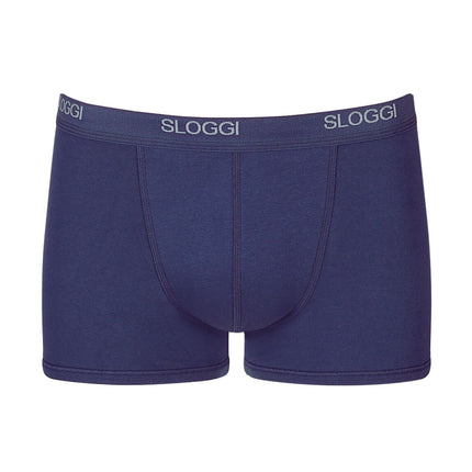 Sloggi short basic night blue heren 10004753-0080 Sloggi boxer basic night blue hommes