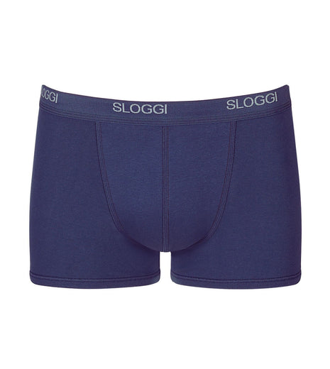 Sloggi short basic night blue heren 10004753-0080 Sloggi boxer basic night blue hommes