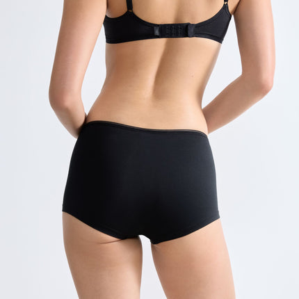 Sloggi short feel sensational black dames 10151218-0004 Sloggi shorty feel sensational black femmes