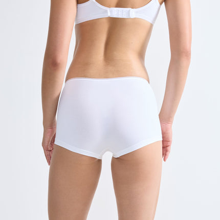 Sloggi short feel sensational white dames 10151218-0003 Sloggi shorty feel sensational white femmes