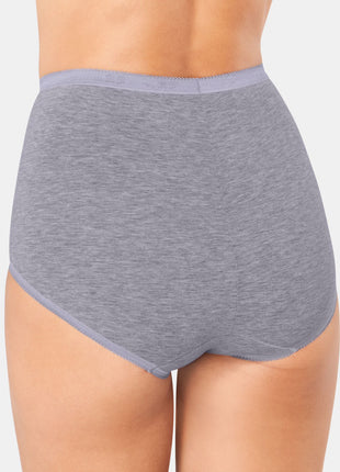 Sloggi slip basic+ maxi cotton grey combination dames 10005037-M013 Sloggi slip basic+ maxi cotton grey combination femmes