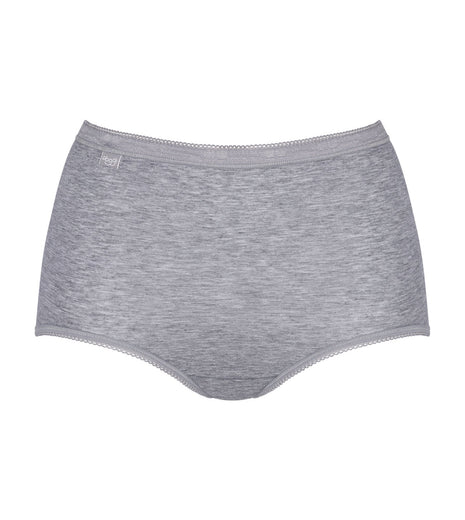 Sloggi slip basic+ maxi cotton grey combination dames 10005037-M013 Sloggi slip basic+ maxi cotton grey combination femmes