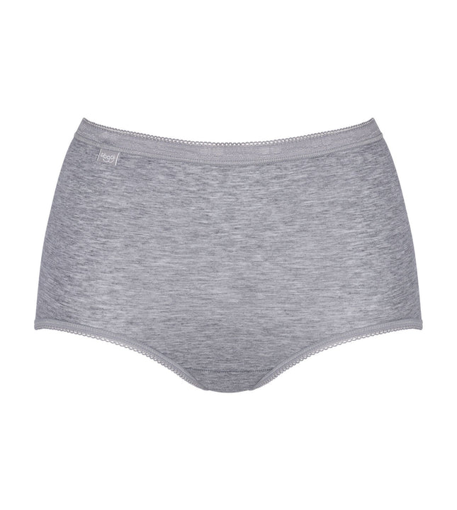 Sloggi slip basic+ maxi cotton grey combination dames 10005037-M013 Sloggi slip basic+ maxi cotton grey combination femmes