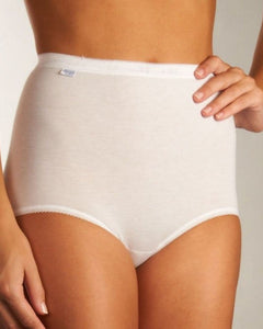 Sloggi slip basic+ maxi cotton white dames 10005037-0003 Sloggi slip basic+ maxi cotton white femmes
