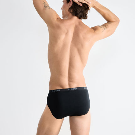 Sloggi slip basic midi black heren 10004712-0004 Sloggi slip basic midi black hommes