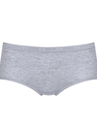 Sloggi slip basic+ midi cotton grey combination dames 10005038-M013 Sloggi slip basic+ midi cotton grey combination femmes