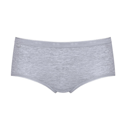 Sloggi slip basic+ midi cotton grey combination dames 10005038-M013 Sloggi slip basic+ midi cotton grey combination femmes