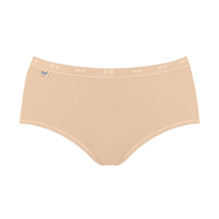 Sloggi slip basic+ midi cotton skin dames 10005038-0026 Sloggi slip basic+ midi cotton skin femmes