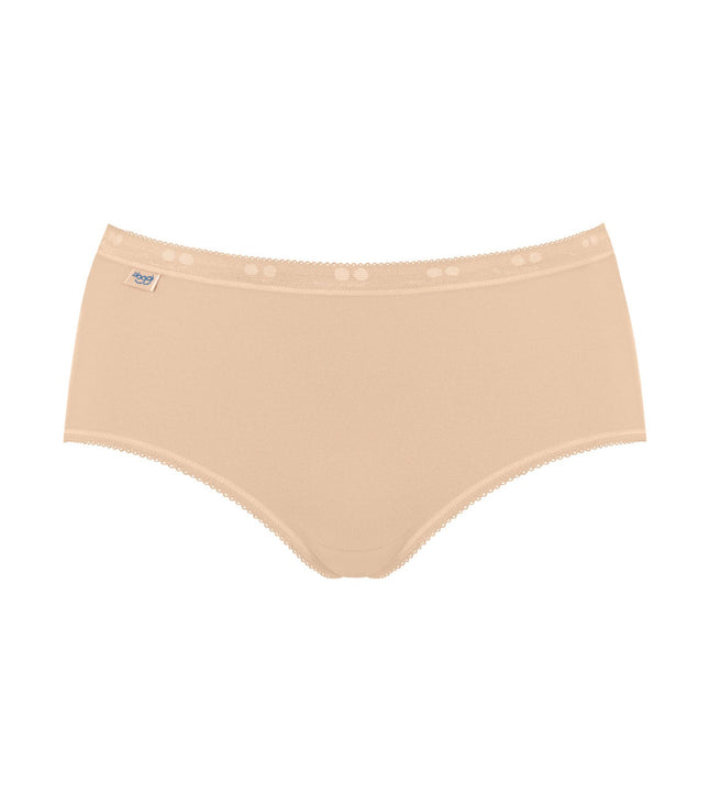 Sloggi slip basic+ midi cotton skin dames 10005038-0026 Sloggi slip basic+ midi cotton skin femmes