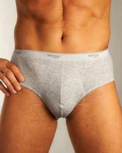 Sloggi slip basic midi grey heren 10004712-0034 Sloggi slip basic midi grey hommes
