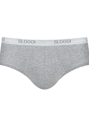 Sloggi slip basic midi grey heren 10004712-0034 Sloggi slip basic midi grey hommes